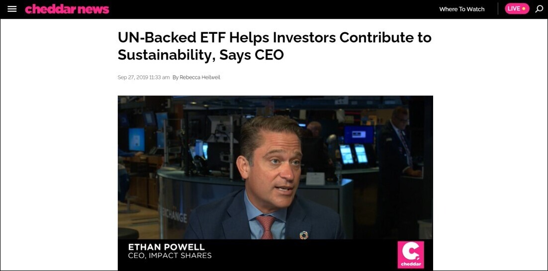 Earth Day UN ETF sustainability environment climate change