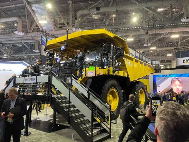 Get noticed at CES 2024: 5 creative examples of how to capture attention Caterpillar CAT 777 Dump Truck CES 2023