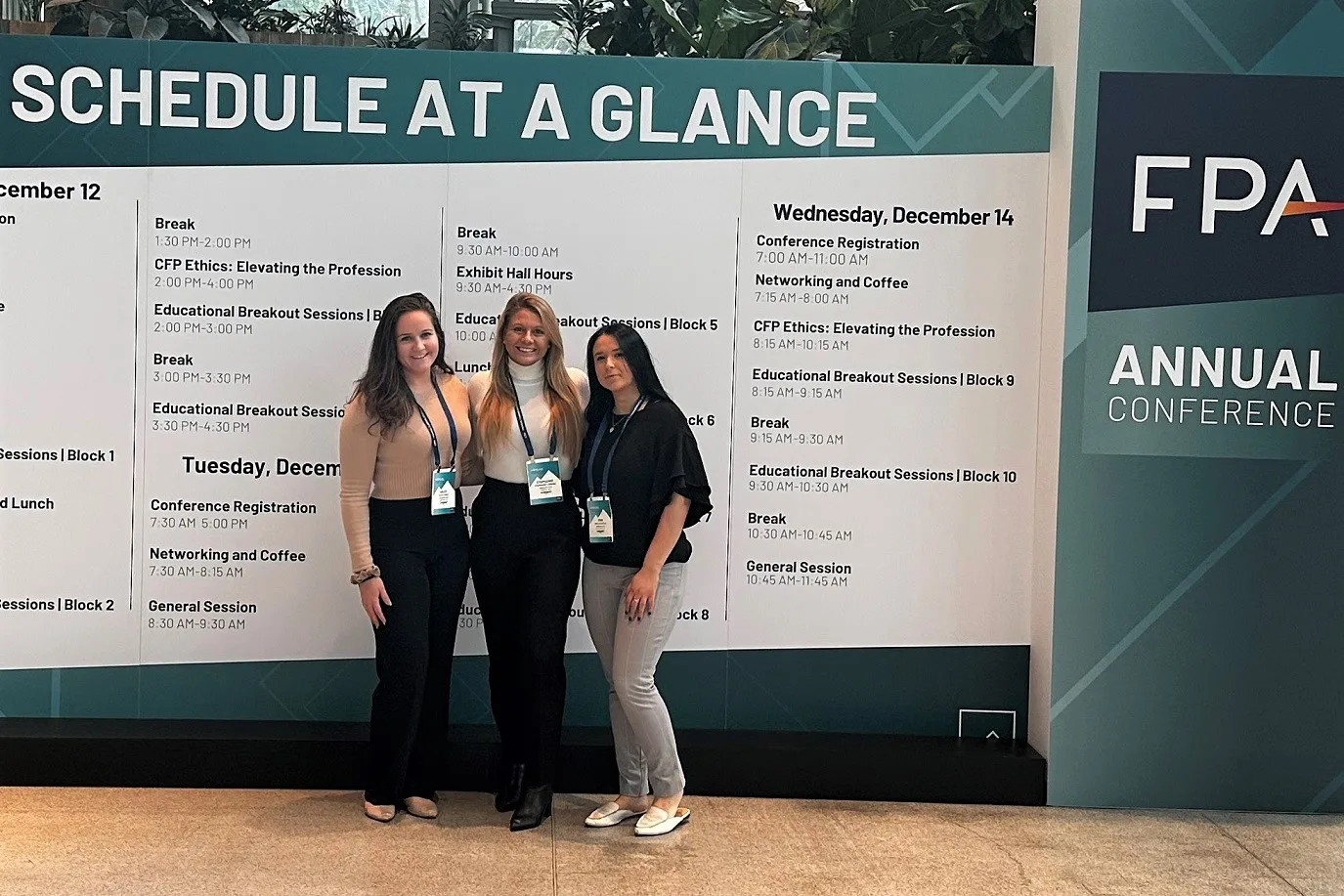 2022 FPA Annual Conference (C-PR-SE- 1-10-23) FPA Annual Conference Seattle Financial Planning Association advocacy mission legal recognition planner title protection