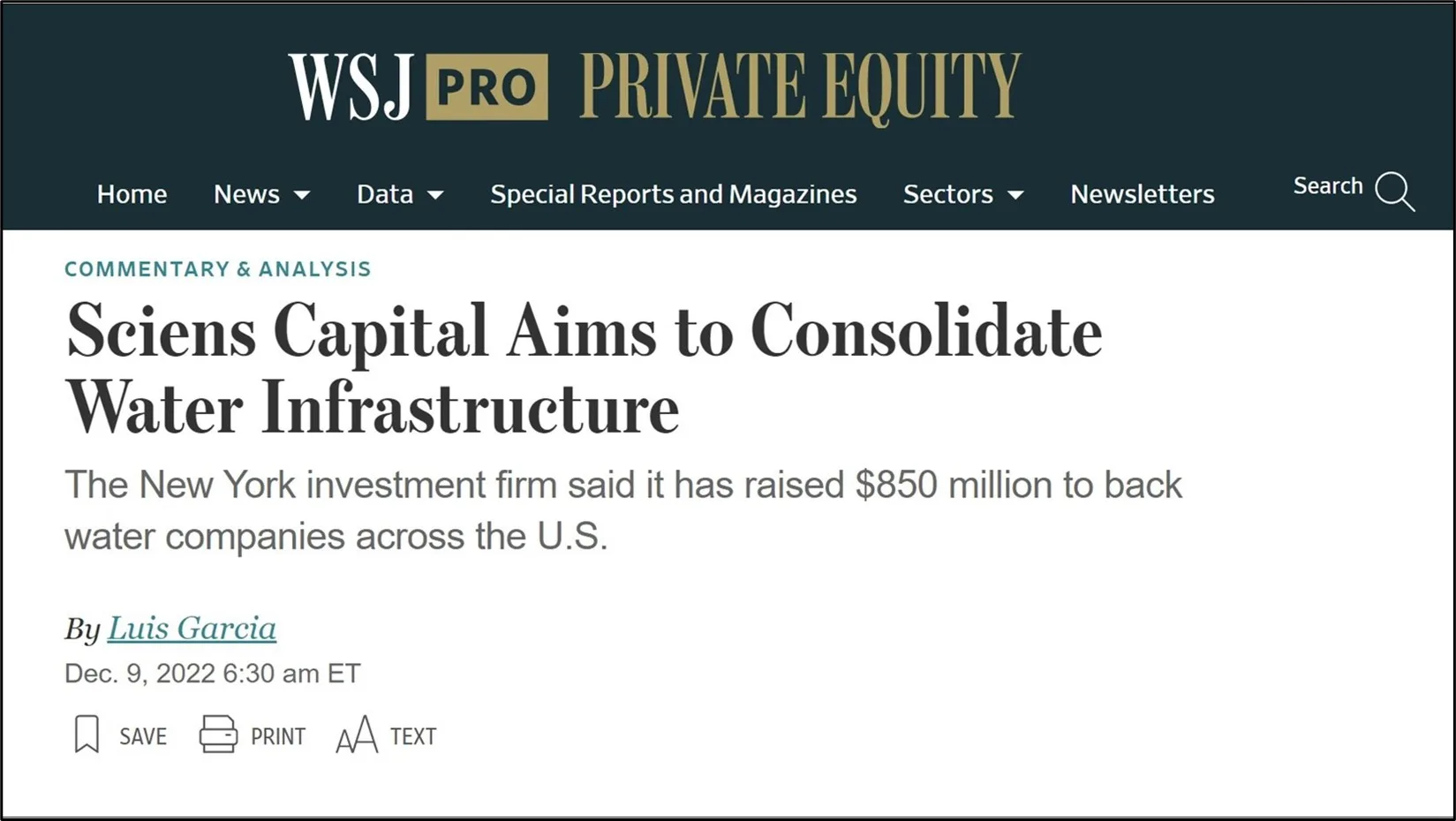 Sciens Water-Earth Day Blog Post Screenshot (C-B-4-18-23) Earth Day 2023 sustainable investing Sciens Water ProcureAM Qontigo environment planet biodiversity natural disaster recovery