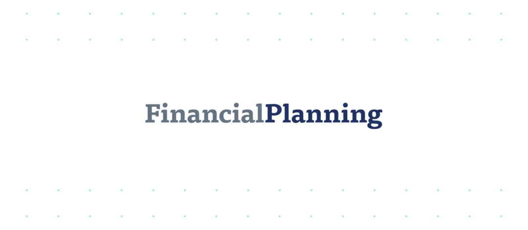 Financial Planning logo featured in a Gregory News post about how the advisor book-an-appointment tab functions as the key friction point in RIA digital client acquisition.